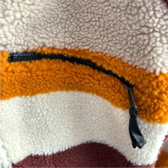 Free People Rocky Ridge Fleece Jacket with front snaps/zipper pockets small - Picture 8 of 10